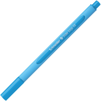 Schneider Slider Edge Γαλάζιο Στυλό Διαρκείας XB 1.6mm το γνωστό κλασικό στυλό με ριγέ ανοιχτό γαλάζιο-γαλάζιο στέλεχος, με λαστιχένιο σώμα για καλύτερο έλεγχο και άνεση γραφής.