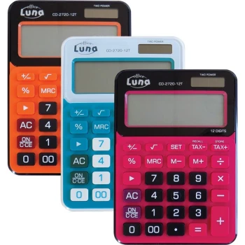 Αριθμομηχανή Luna office 12 Ψηφίων CD-2720-12T