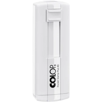 Σφραγίδα Λευκή Colop Pocket Plus 40 Stamp Τσέπης