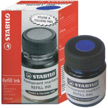 Μελάνι Stabilo 064/41 Μπλε Μαρκαδόρων Πίνακα 25ml