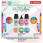 Σετ μαρκαδόρων Stabilo Pastellove 35 τεμάχια