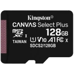Kingston Micro Secure Digital 128GB Microsdxc Canvas Select +SD Adapter