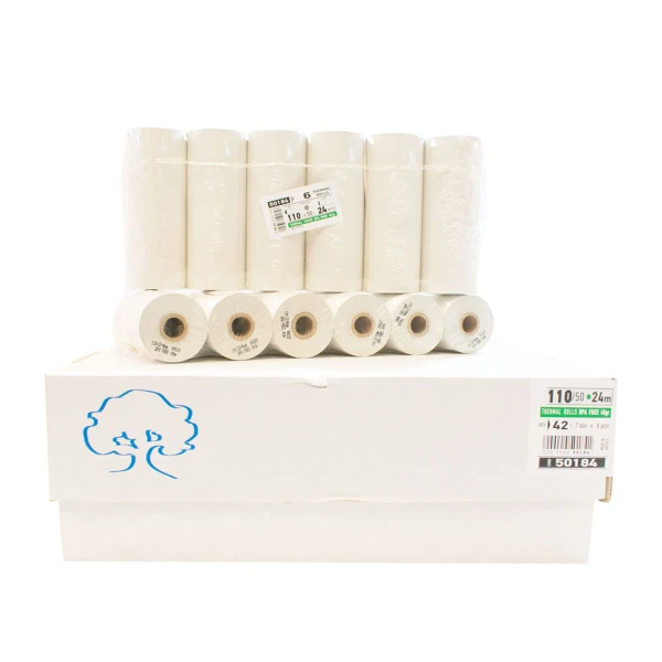 Χαρτοταινία Ταμειακών Μηχανών 110x50mm Θερμική 25m