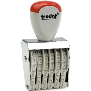 Trodat 1546 Σφραγίδα Αρίθμησης 6 Αριθμών ύψους 4mm