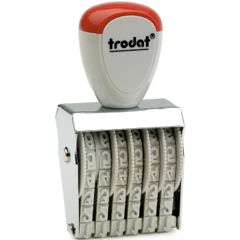 Trodat 1546 Σφραγίδα Αρίθμησης 6 Αριθμών ύψους 4mm