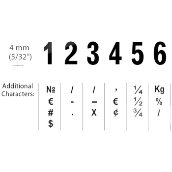 Trodat 4846 Σφραγίδα Αρίθμησης 6 αριθμών ύψους 4mm