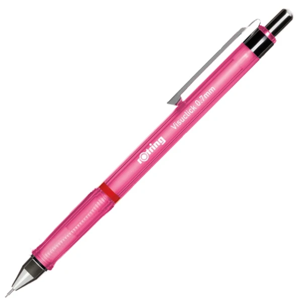 Rotring Visuclick Ροζ 0.7 Μηχανικό Μολύβι με γόμα