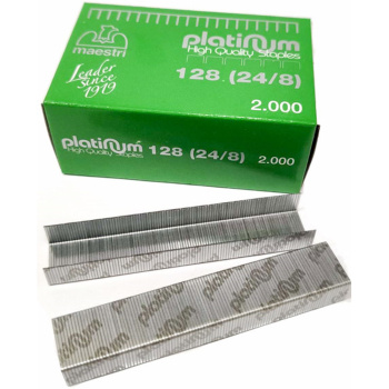 Σύρματα συρραφής Roma Maestri Platinum 128(24/8) κουτί 2000 συρμάτων