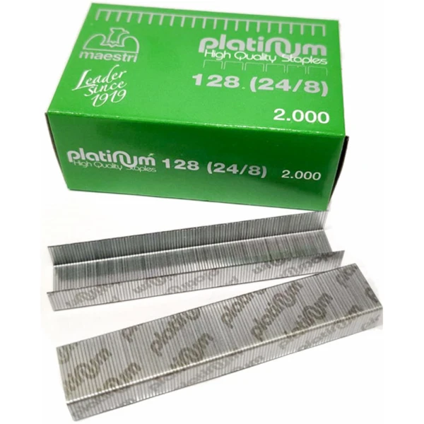 Σύρματα συρραφής Roma Maestri Platinum 128(24/8) κουτί 2000 συρμάτων