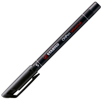 Μαρκαδόρος Stabilo OHPEN Universal 0.4mm Μαύρος Ανεξίτηλος S
