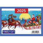 Ημερολόγιο 2025 Μηνιαίο 6.8X9.5cm 12Φύλλο