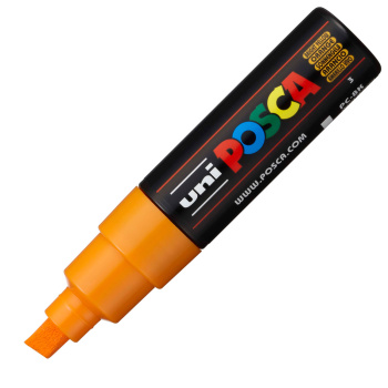 Posca PC-8K Ανοιχτό Πορτοκαλί Μαρκαδόρος UNI Large 8mm