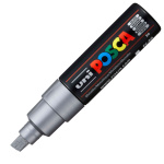 Posca PC-8K Ασημί Μαρκαδόρος UNI Large 8mm
