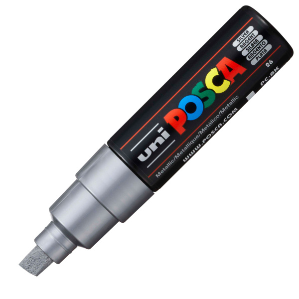 Posca PC-8K Ασημί Μαρκαδόρος UNI Large 8mm