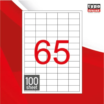 Ετικέτες Εκτυπωτών 38.1x21.2mm Αυτοκόλλητες Typolabel TL6511