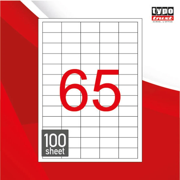 Ετικέτες Εκτυπωτών 38.1x21.2mm Αυτοκόλλητες Typolabel TL6511
