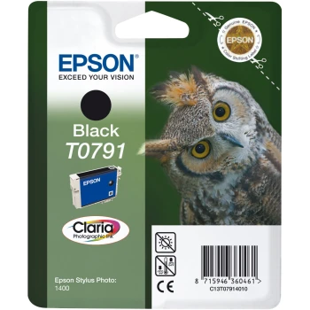 Μελάνι Epson T0791 Black Inkjet Cartridge C13T07914010