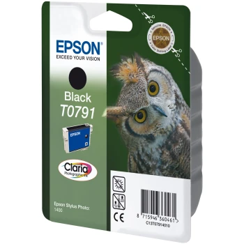 Μελάνι Epson T0791 Black Inkjet Cartridge C13T07914010
