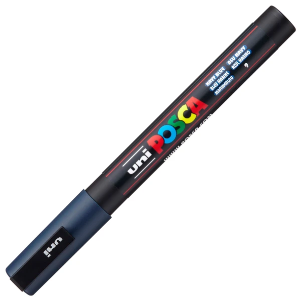 Posca PC-3M Navy Blue Fine μαρκαδόρος 0.9-1.3mm