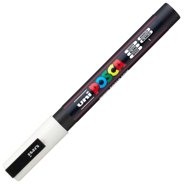 Posca PC-3M White Fine μαρκαδόρος 0.9-1.3mm