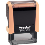 Σφραγίδα Trodat Printy 4910 Pastel Κρεμ Αυτομελανώμενη