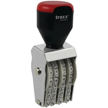 Traxx N05-04 Σφραγίδα Αρίθμησης 4 Αριθμών ύψους 5mm