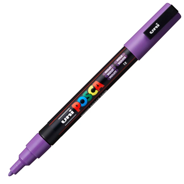 Posca PC-3M Violet Fine μαρκαδόρος 0.9-1.3mm