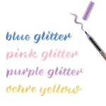 Edding 1340 Glitter 4 Μαρκαδόροι Brushpen πινέλο