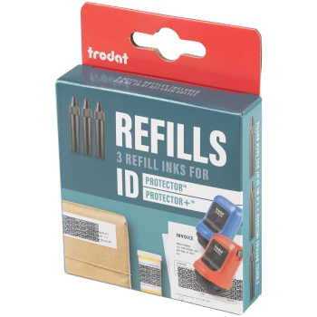 Μελάνι μαύρο Trodat ID Roller Protector 3 τεμάχια