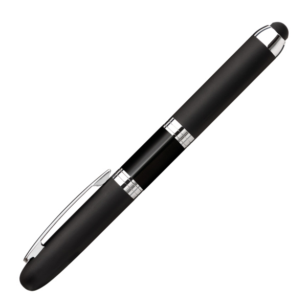 Στυλό Heri Promesa Stamp&Touch Roller Μαύρο 85321 με σφραγίδα