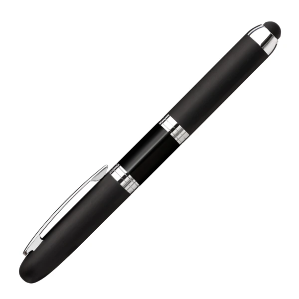 Στυλό Heri Promesa Stamp&Touch Roller Μαύρο 85321 με σφραγίδα