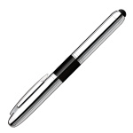 Στυλό Heri Promesa Stamp&Touch Roller Chrome 85300 με σφραγίδα
