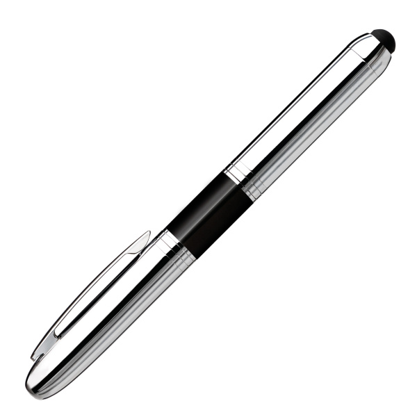 Στυλό Heri Promesa Stamp&Touch Roller Chrome 85300 με σφραγίδα