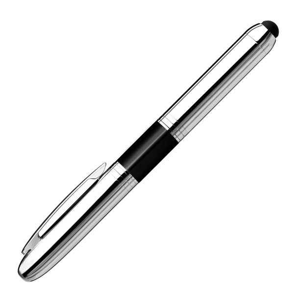 Στυλό Heri Promesa Stamp&Touch Roller Chrome 85300 με σφραγίδα