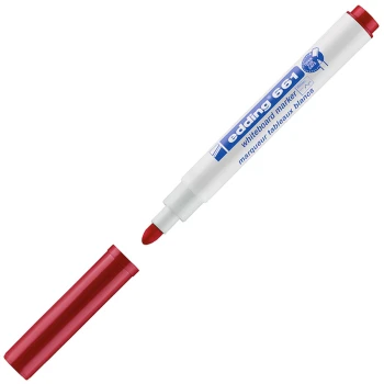 Μαρκαδόρος Πίνακα Edding 661 Κόκκινος 1-2mm