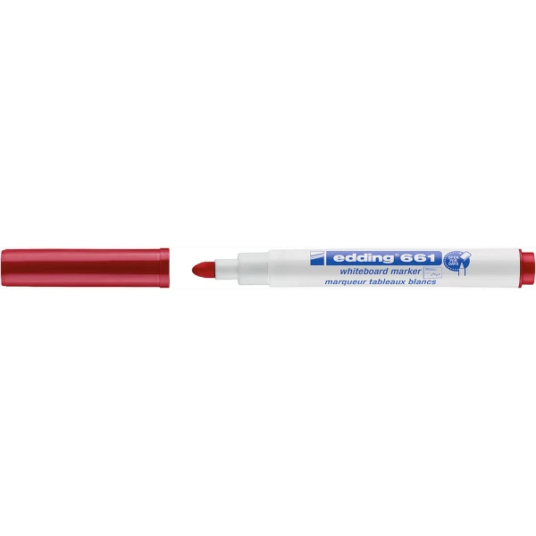 Μαρκαδόρος Πίνακα Edding 661 Κόκκινος 1-2mm