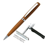 Στυλό Heri Pen Classic G Brown Light 6481 με σφραγίδα