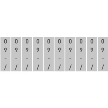 trodat printy 151510 numberer 10 bands additional characters