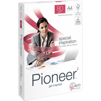 Χαρτί Α4 Pioneer 80gr Λευκό 210x297mm πακέτο 500 φύλλα
