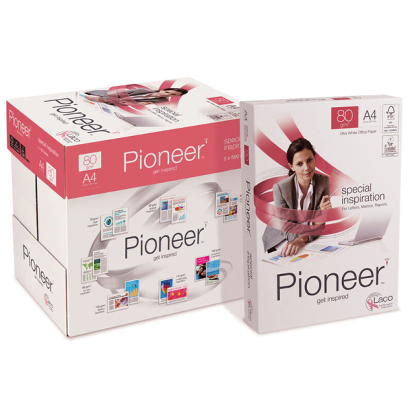 Χαρτί Α4 Pioneer 80gr Λευκό 210x297mm πακέτο 500 φύλλα