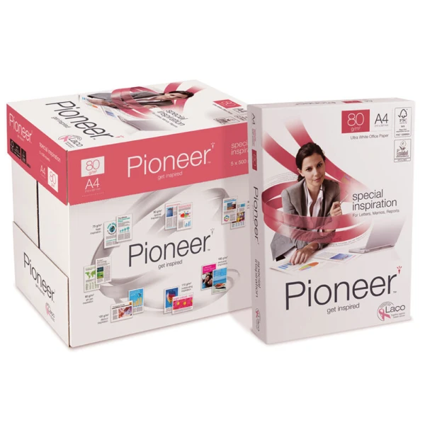 Χαρτί Α4 Pioneer 80gr Λευκό 210x297mm πακέτο 500 φύλλα
