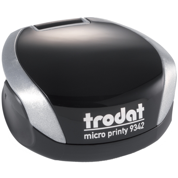 Trodat micro printy 9342 Ασημί Σφραγίδα Στρογγυλή Τσέπης 4.2cm