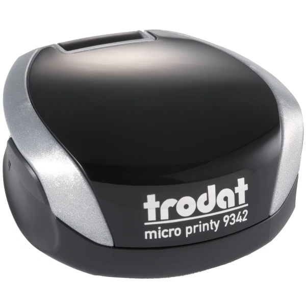 Trodat micro printy 9342 Ασημί Σφραγίδα Στρογγυλή Τσέπης 4.2cm