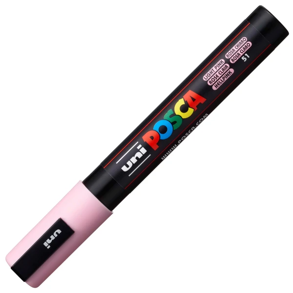 Posca Light Pink PC-5M Medium μαρκαδόρος με μύτη 1.8-2.5mm