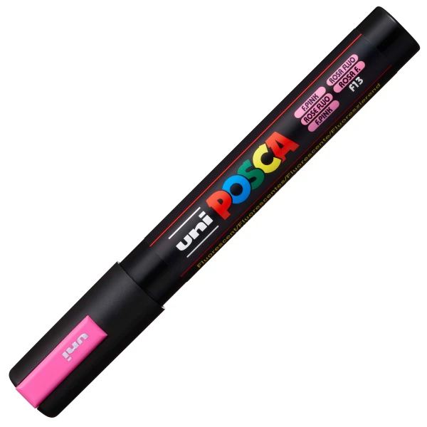Posca Fluo Pink PC-5M Medium μαρκαδόρος 1.8-2.5mm