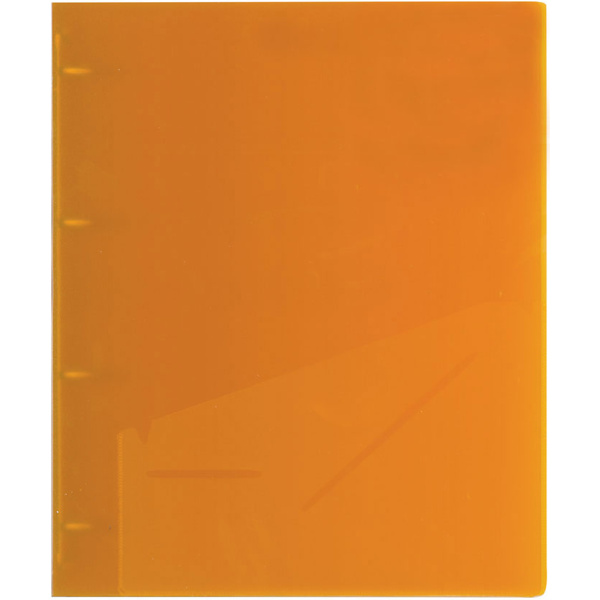 Ντοσιέ Α4 Πορτοκαλί 4 Κρίκων 4cm Ράχη Typotrust FP15144-06