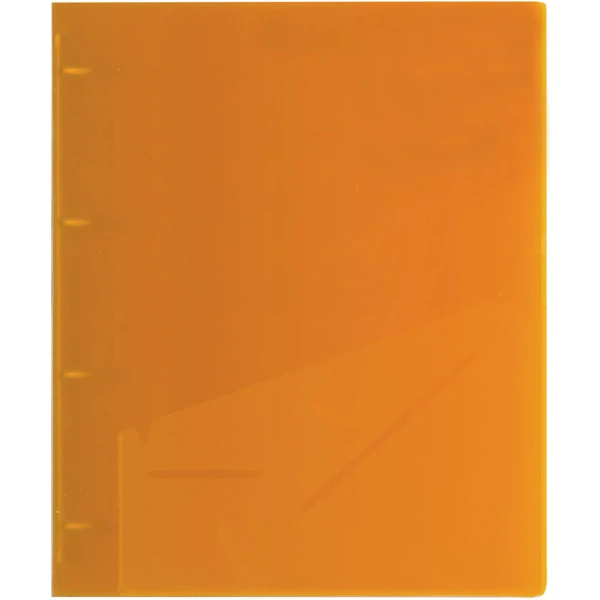 Ντοσιέ Α4 Πορτοκαλί 4 Κρίκων 4cm Ράχη Typotrust FP15144-06