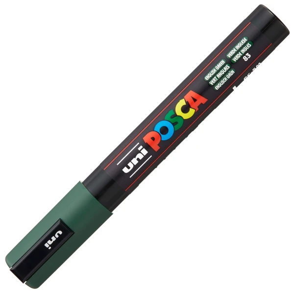 Posca English Green PC-5M Medium μαρκαδόρος 1.8-2.5mm