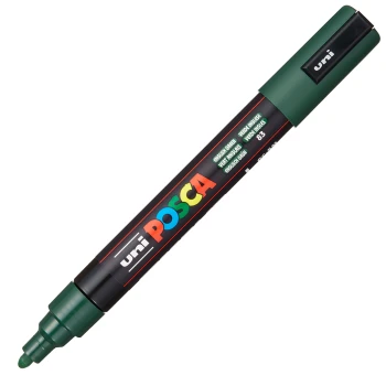Posca English Green PC-5M Medium μαρκαδόρος 1.8-2.5mm