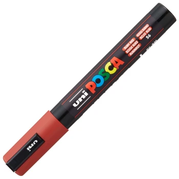 Posca Ruby Red PC-5M Medium μαρκαδόρος 1.8-2.5mm
